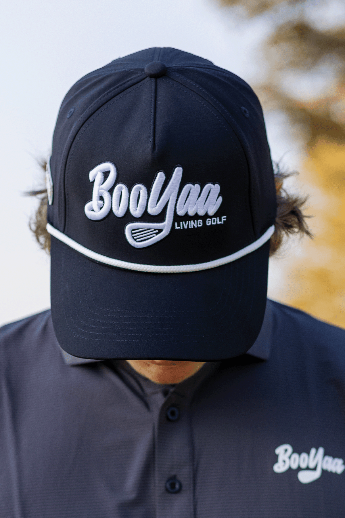 BooYaa Premium Golf Cap - THE OG (BLACK CLASSIC)