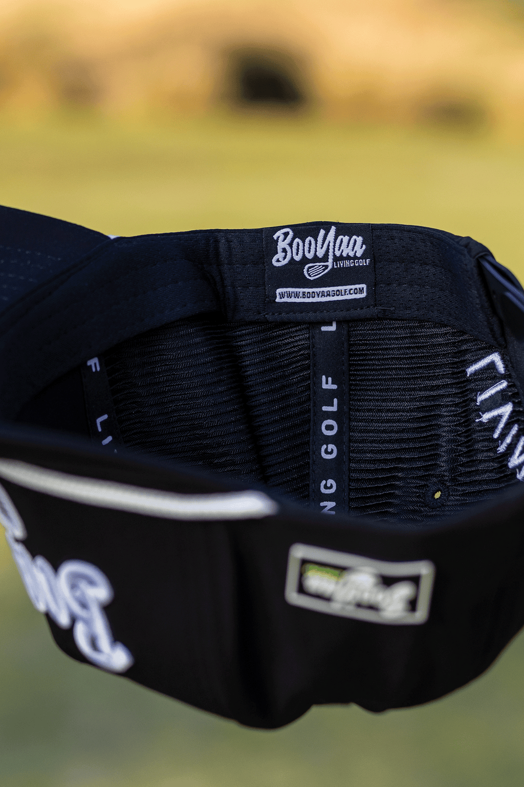BooYaa Premium Golf Cap - THE OG (BLACK CLASSIC)
