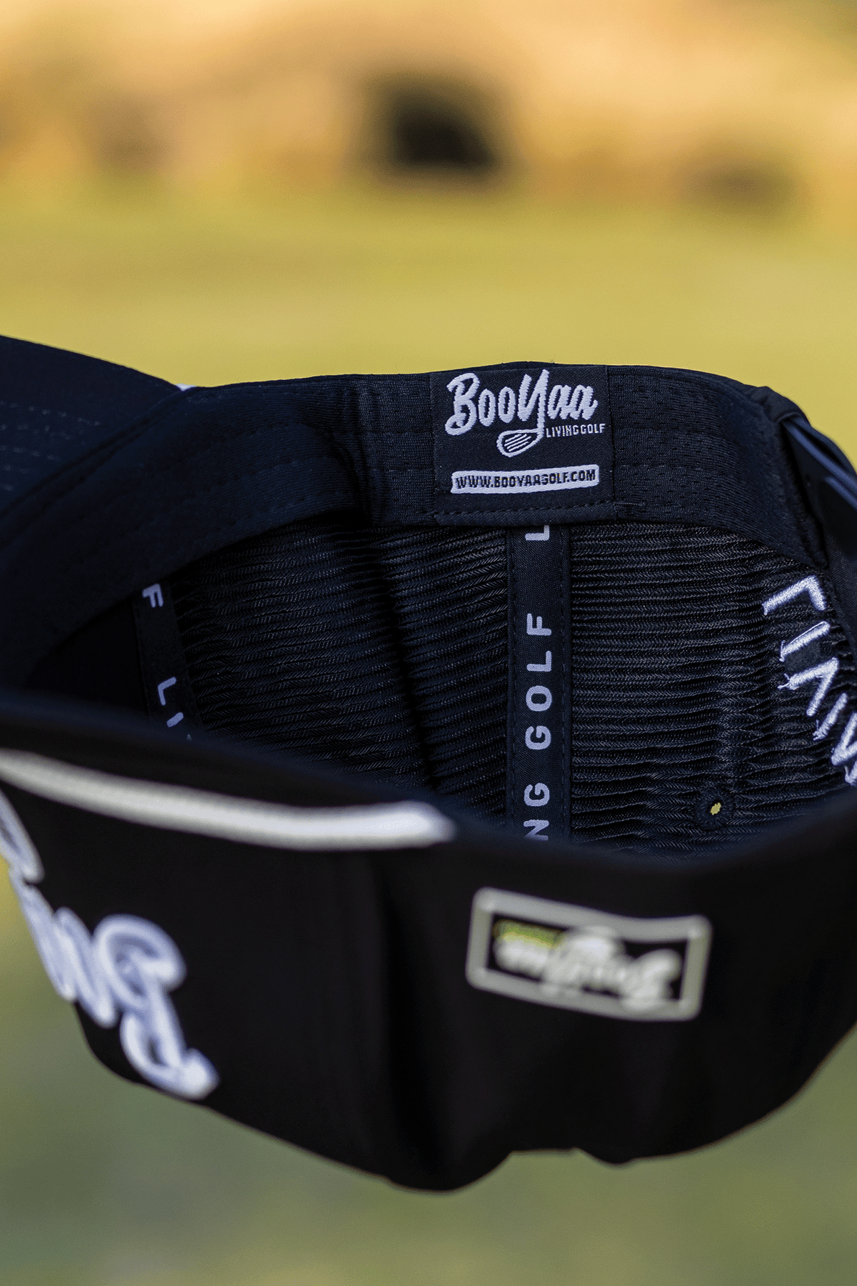 BooYaa Premium Golf Cap - THE OG (BLACK CLASSIC)