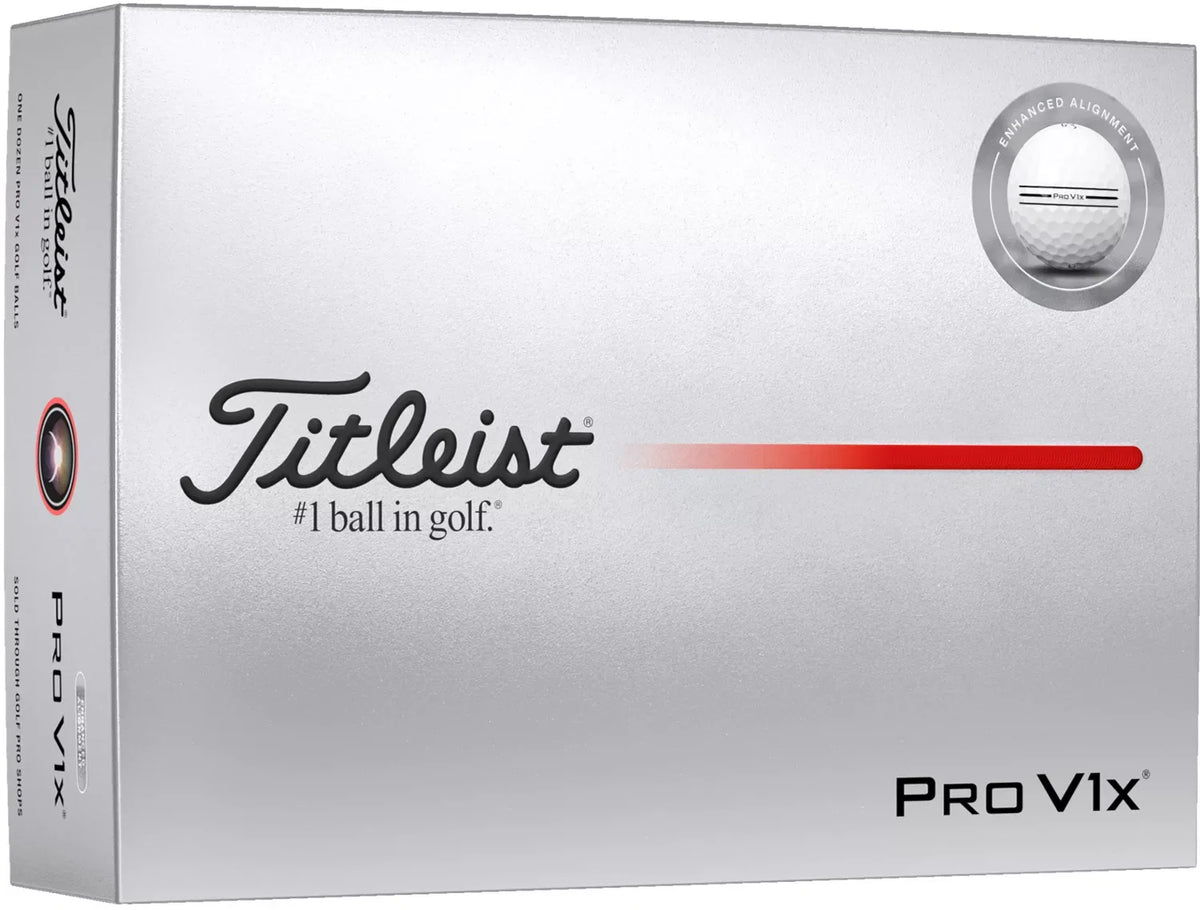 Titleist 2026 Pro V1x Enhanced Alignment Golf Balls