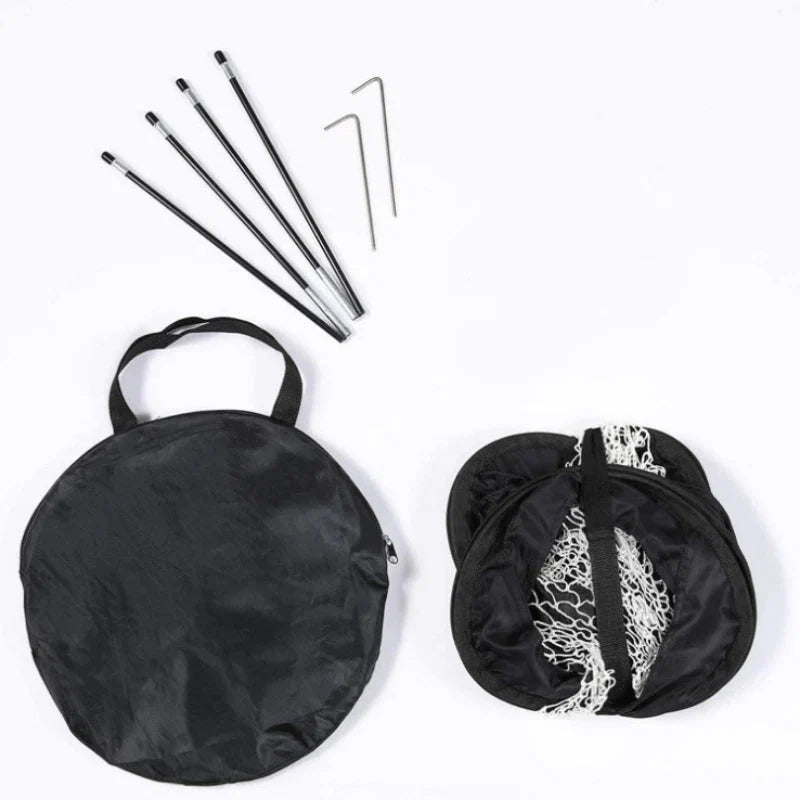 Foldable Golf Chipping Net for Backyard Indoor Portable Target Practice Golf Accuracy Swing Training Aid Pop Up Golf Hitting Net