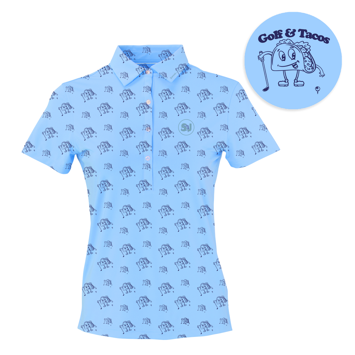 Golf & Tacos Women's Polo - Final Sale